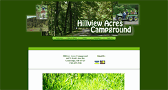Desktop Screenshot of hillviewacrescampground.com