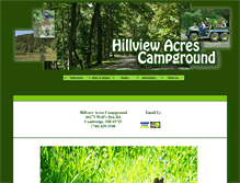 Tablet Screenshot of hillviewacrescampground.com